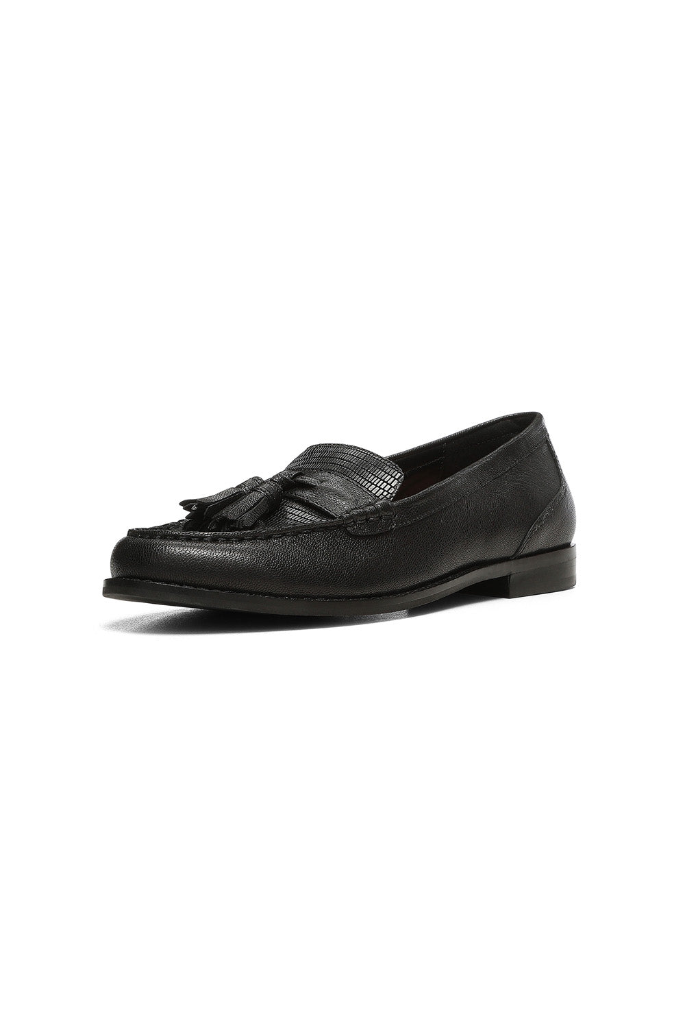 NYDJ Ariel Loafers In Leather - Black