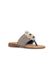 NYDJ Asira Sandals In Stretch Jute - Navy