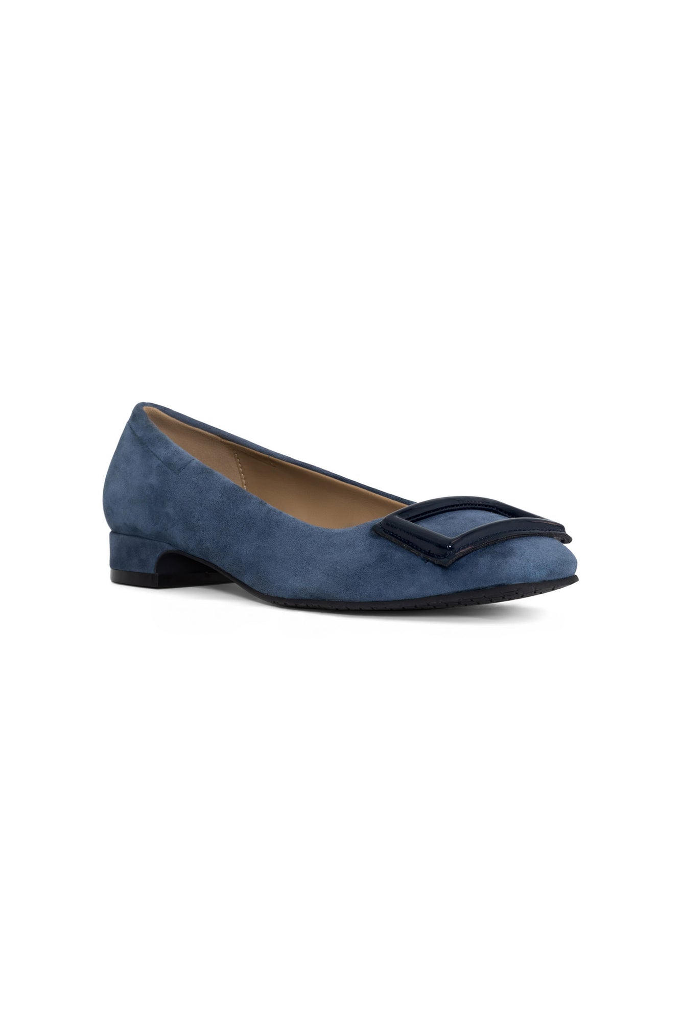 NYDJ Baran Slip-Ons In Suede - Navy