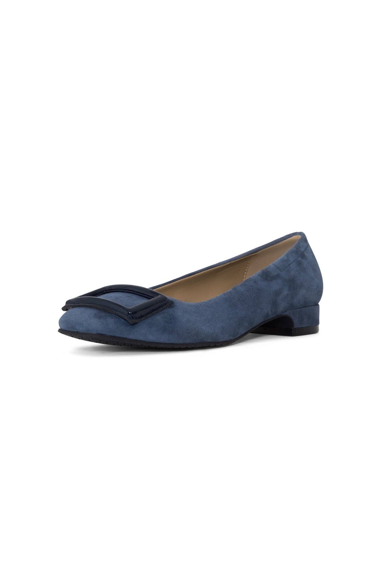 NYDJ Baran Slip-Ons In Suede - Navy