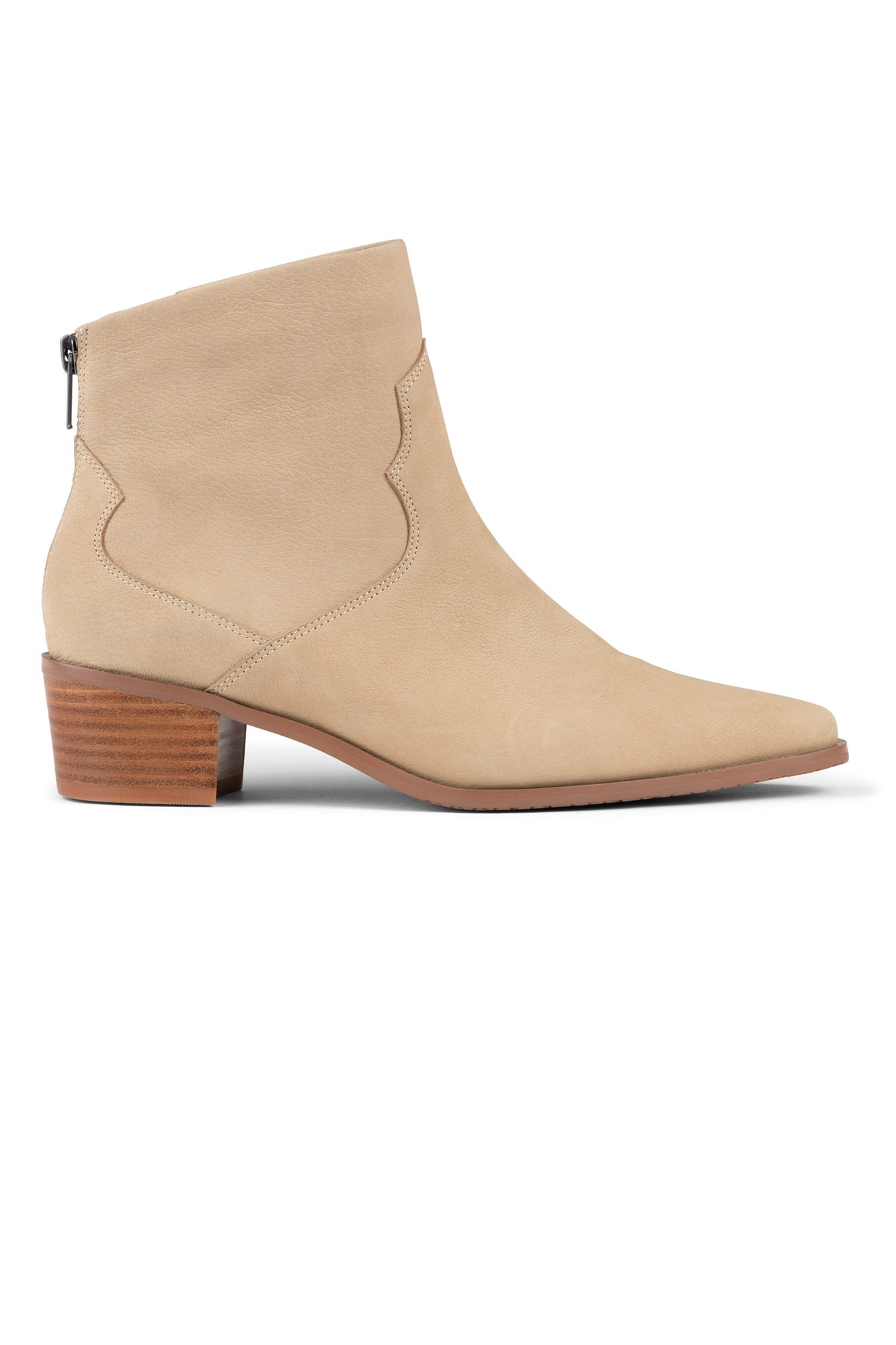 NYDJ Blondee Booties In Tumbled Leather - Cashmere