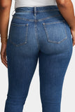 NYDJ Shape Crop Jeans In Curves 360 Denim With Kick Flare  - Paolo
