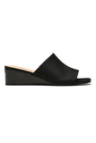 NYDJ Claudine Wedge Mule Sandals In BlackLast™ Denim - Black