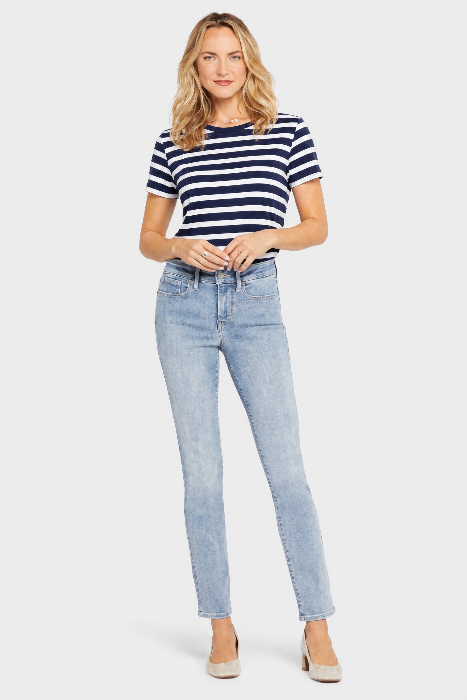 Sheri Slim Jeans In Petite - Haley Blue | NYDJ