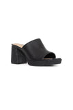 NYDJ Dewi Platform Sandals In Nappa Leather - Black