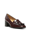 NYDJ Dexter Loafers In Patent Leather - Wine