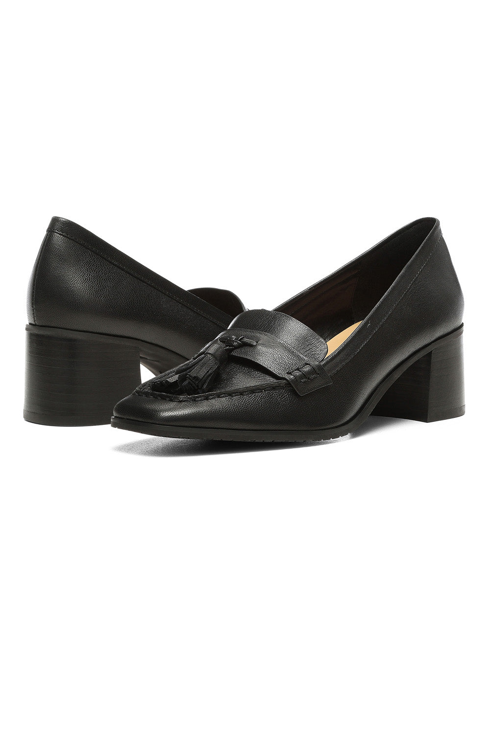 NYDJ Dexter Loafers In Leather - Black