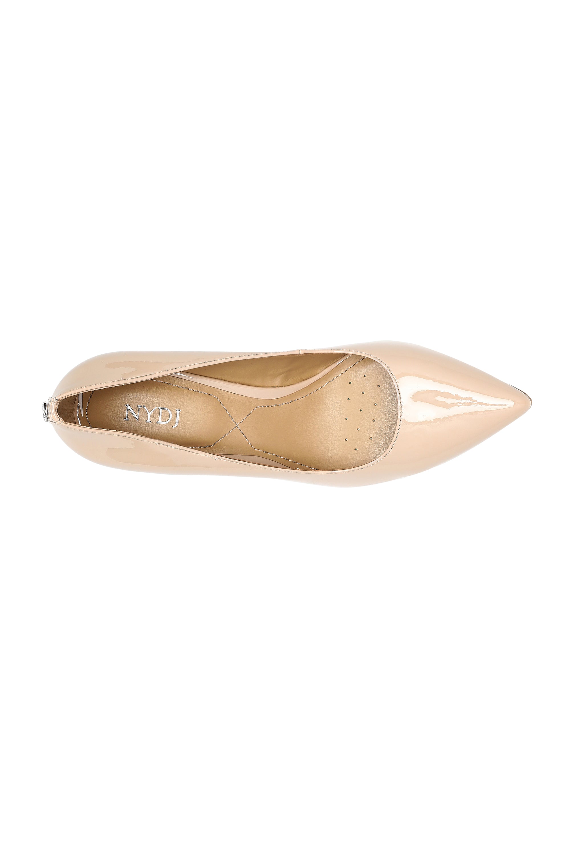 NYDJ Evie Pumps In Soft Patent - Sand