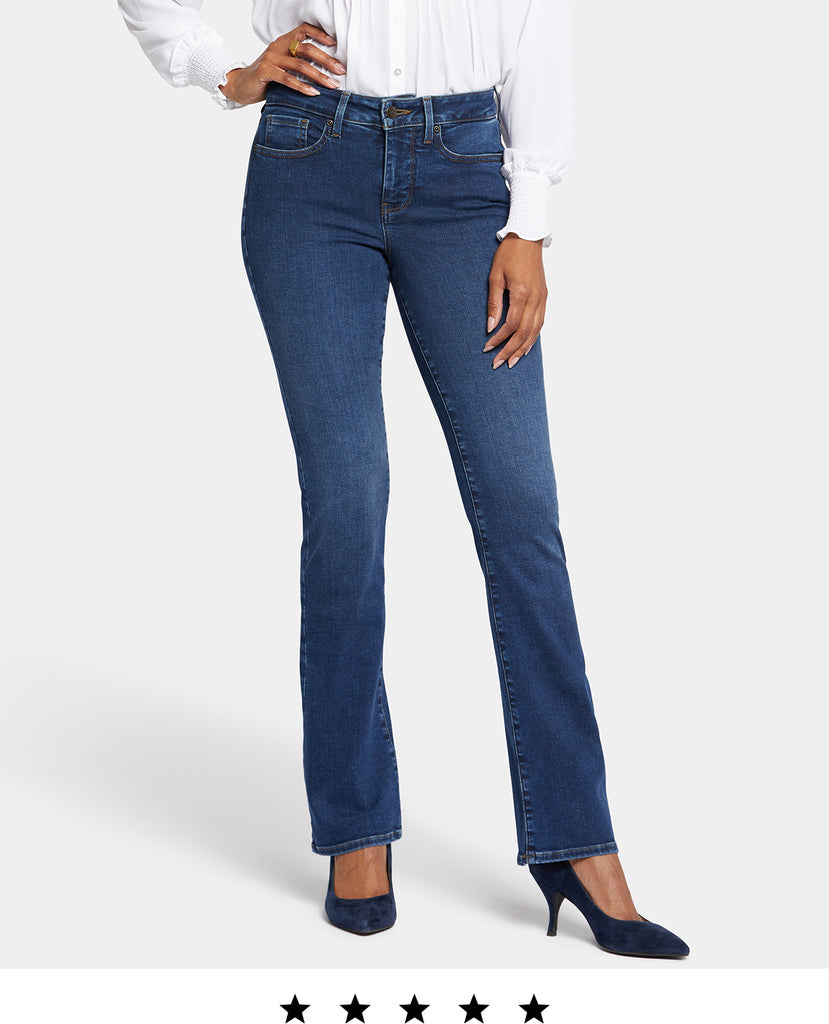 Click here to shop our women's Barbara bootcut jean in Cooper Wash.