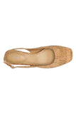 NYDJ Faelynn Slingback Heels In Cork - Natural