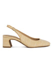 NYDJ Faelynn Slingback Heels In Raffia - Natural