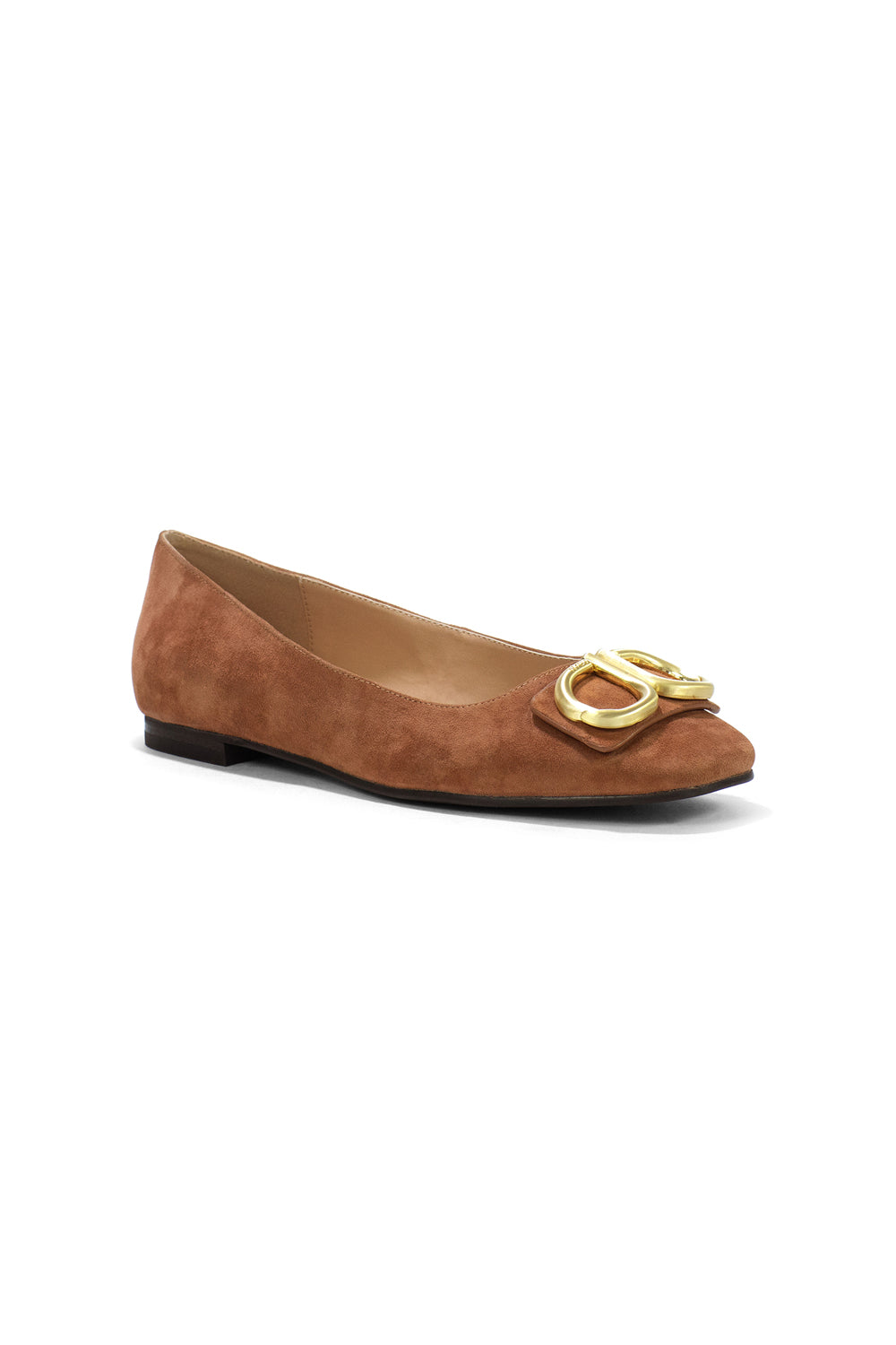 NYDJ Faiza Slip-Ons In Suede - Cognac