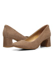 NYDJ Fay Pumps In Kid Suede - Mink