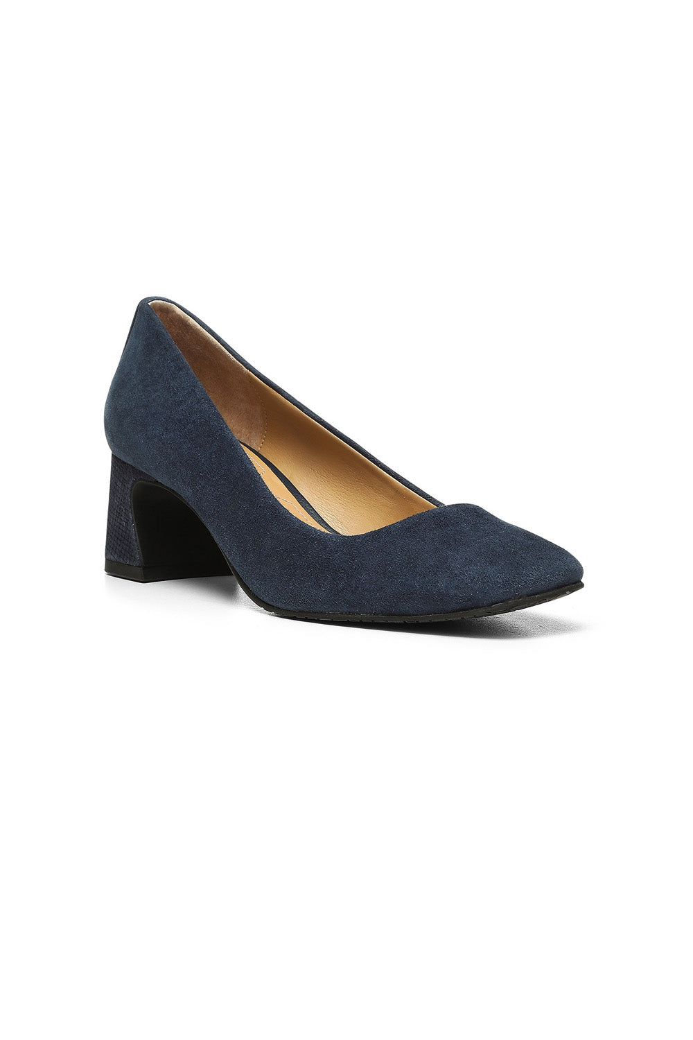 NYDJ Fay Pumps In Kid Suede - Navy