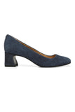 NYDJ Fay Pumps In Kid Suede - Navy