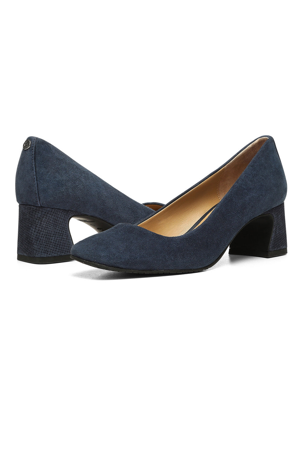 NYDJ Fay Pumps In Kid Suede - Navy