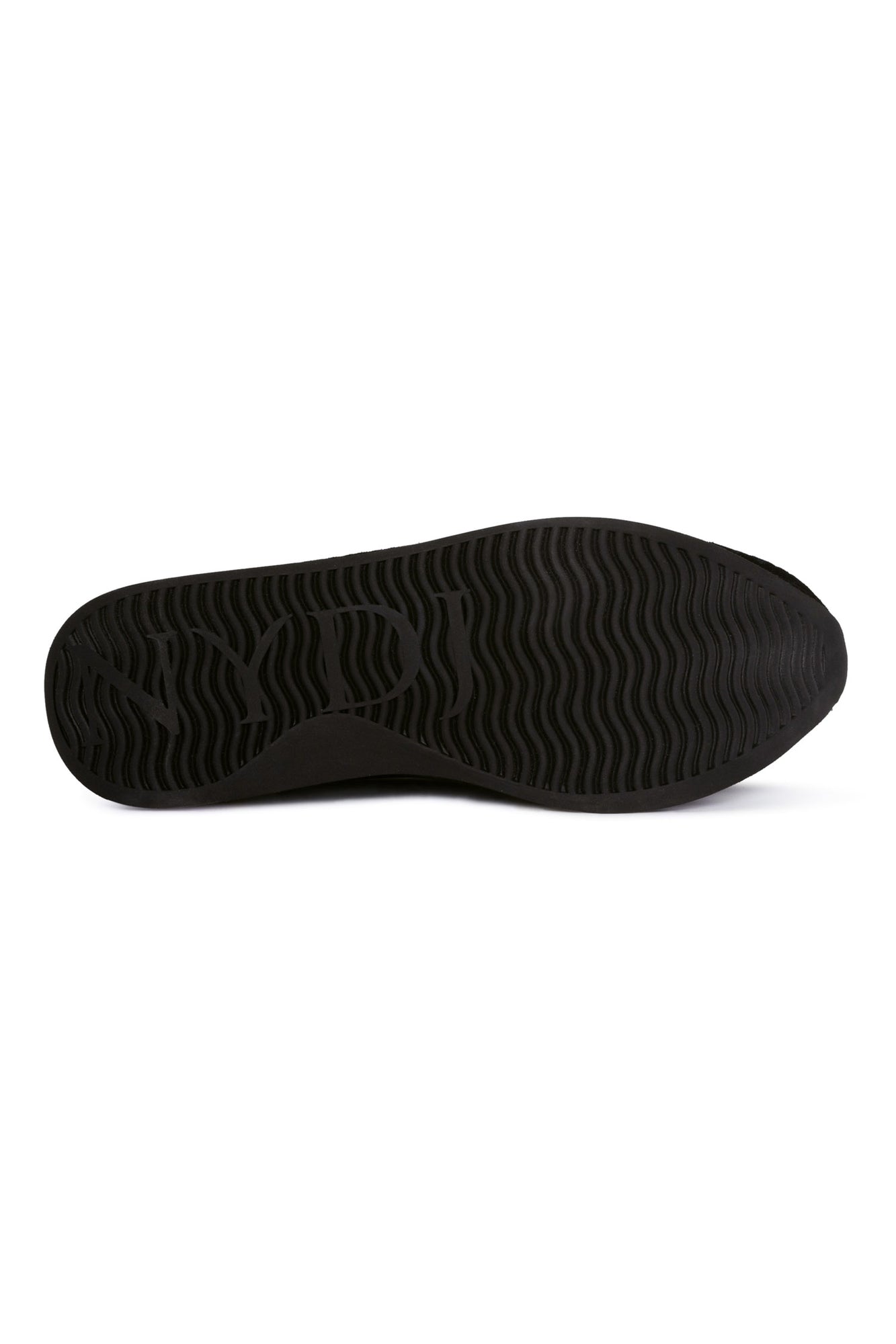 NYDJ Fern Platform Loafers In Suede - Black