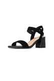 NYDJ Gaiana High Heel Sandals In Suede - Black