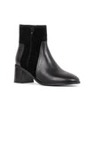 NYDJ Gem Booties In Suede And Leather - Black