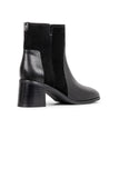 NYDJ Gem Booties In Suede And Leather - Black