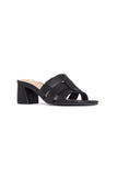 NYDJ Gloriana Mule Sandals In Calf Leather - Black