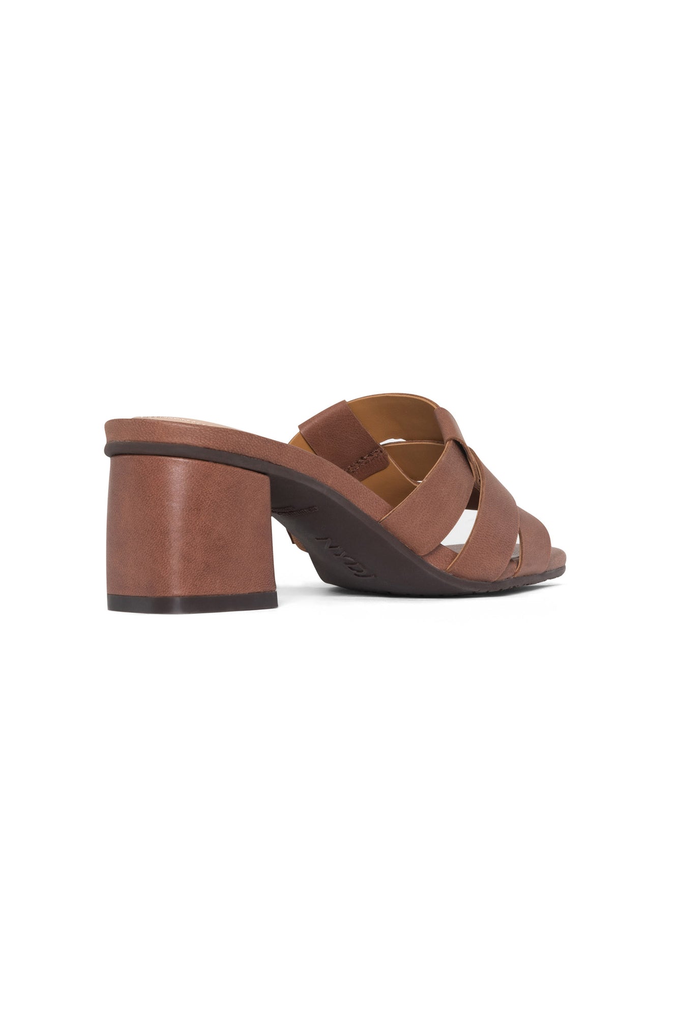 NYDJ Gloriana Mule Sandals In Leather - Cognac
