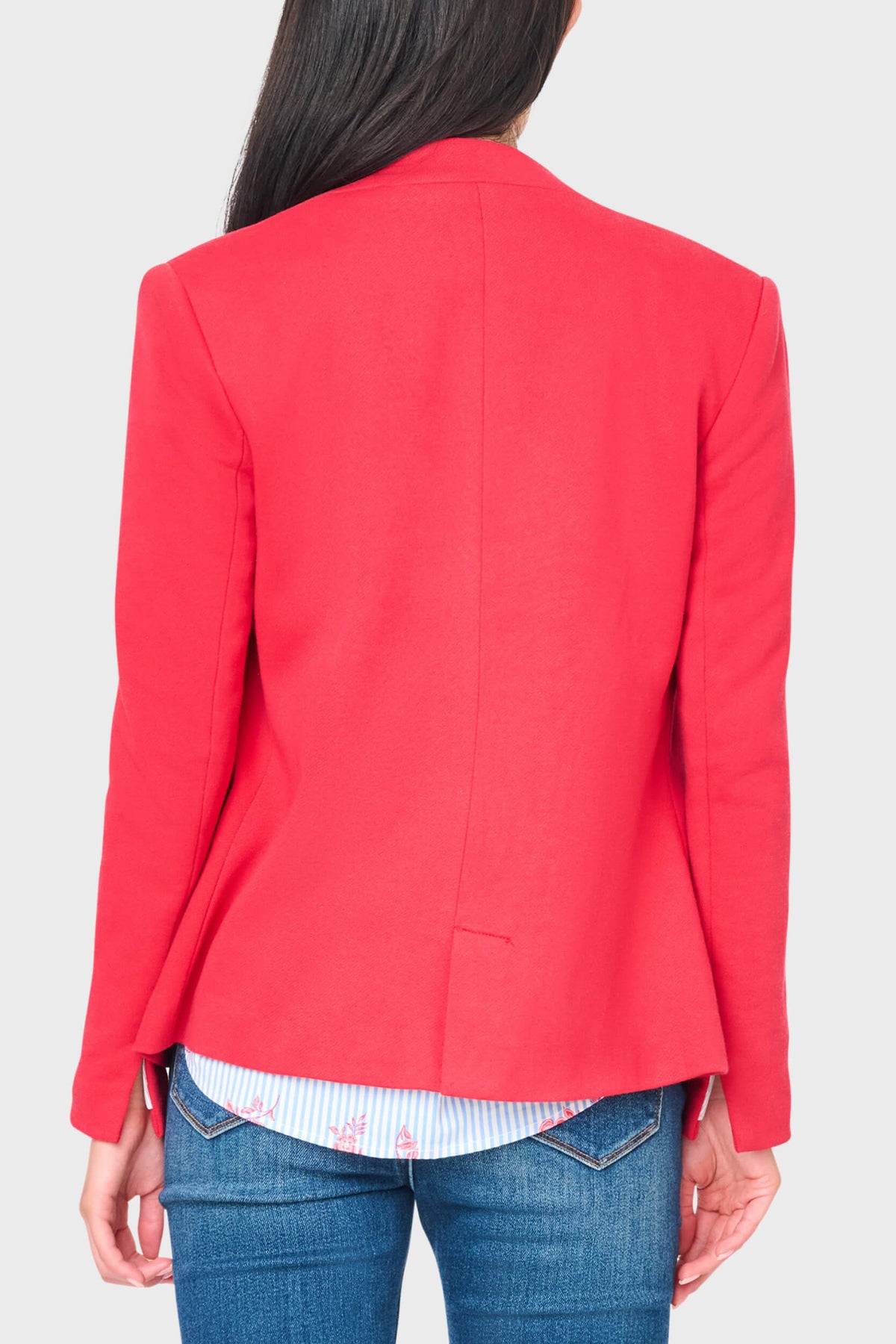 NYDJ Notch Collar Blazer in Red Lipstick by Gibsonlook  - Notch Collar Blazer in Red Lipstick by Gibsonlook