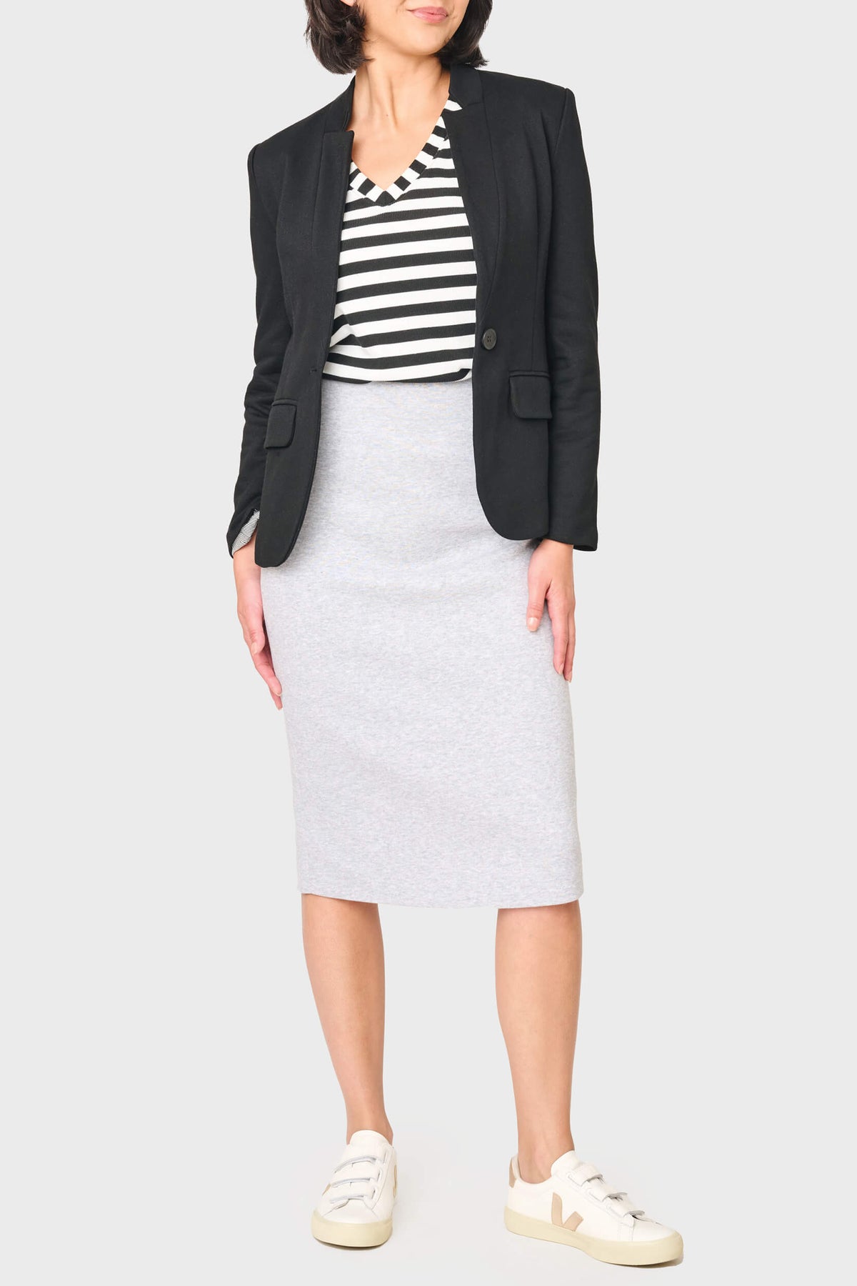 NYDJ Notch Midi Skirt by Gibsonlook  - Notch Midi Skirt by Gibsonlook