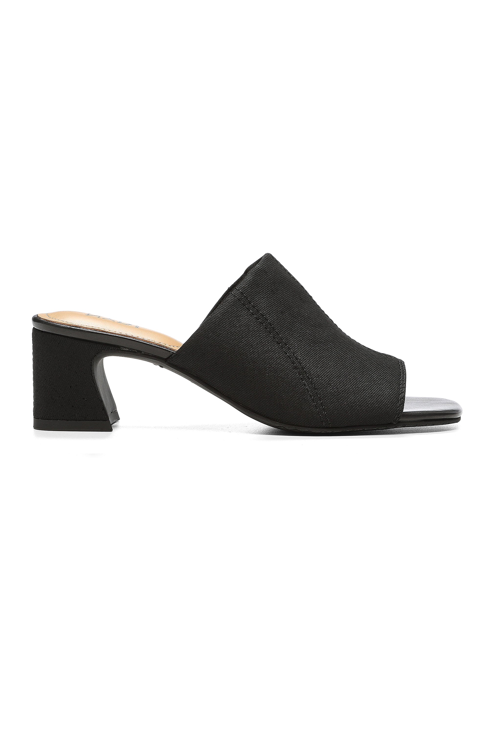 NYDJ Gwen Stretch Mules In BlackLast™ Denim - Black