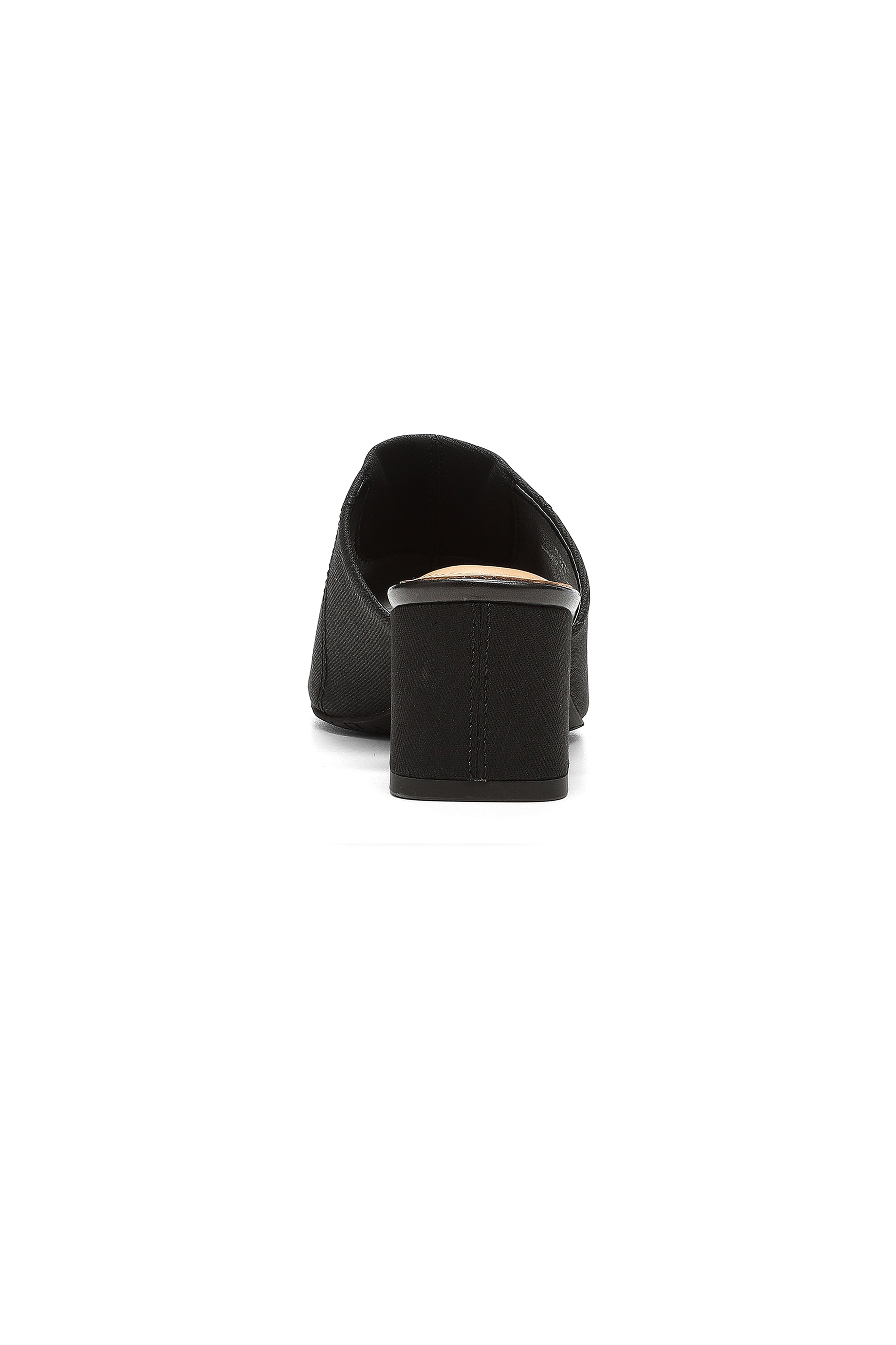 Gwen Stretch Mules In BlackLast™ Denim - Black Black | NYDJ