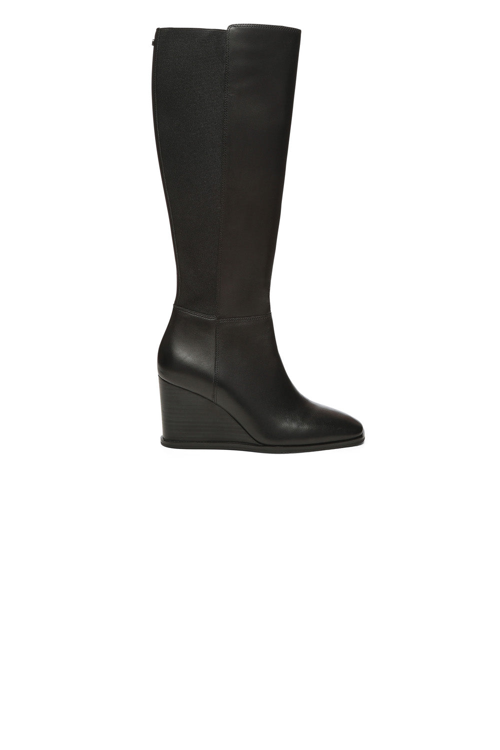 NYDJ Jessica Wedge Boots In Vachetta Leather - Black