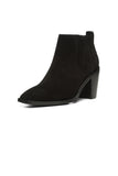 NYDJ Jolene Booties In Suede - Black