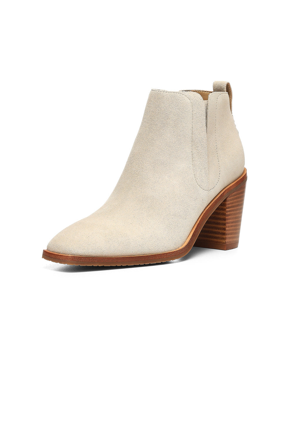 NYDJ Jolene Booties In Suede - Sand