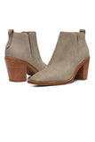 NYDJ Jolene Booties In Leather - Taupe