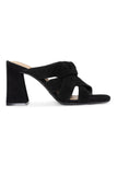 NYDJ Loreri Mule Sandals In Suede - Black