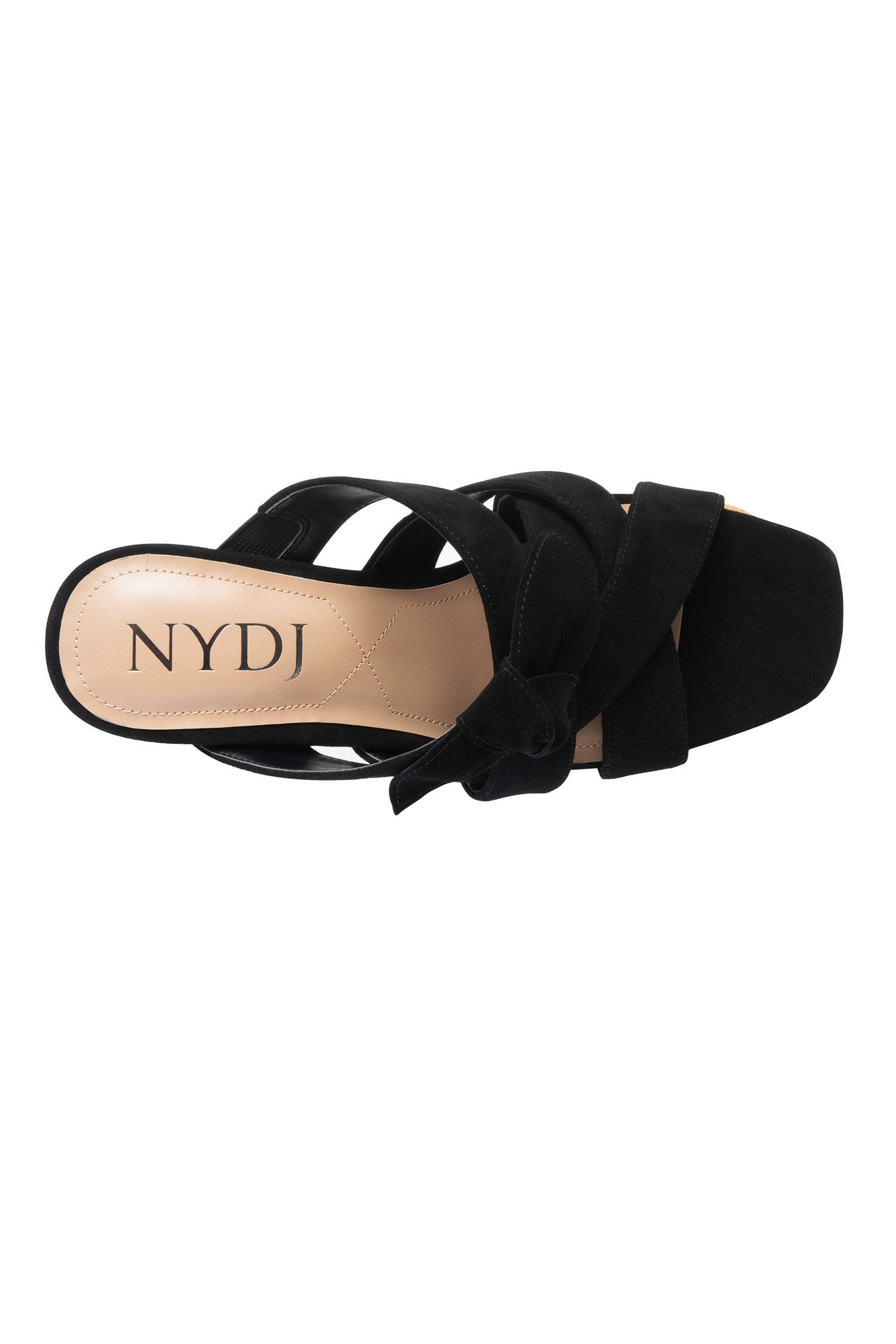 NYDJ Loreri Mule Sandals In Suede - Black