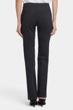 NYDJ Slim Trouser Pants In Ponte Knit - Charcoal Heathered