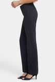 NYDJ Slim Trouser Pants In Ponte Knit - Charcoal Heathered