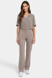 NYDJ Slim Trouser Pants In Ponte Knit - Saddlewood