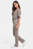 NYDJ Slim Trouser Pants In Ponte Knit - Saddlewood