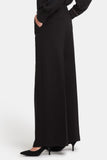 NYDJ Whitney Trouser Pants In Ponte Knit With Super High Rise - Black