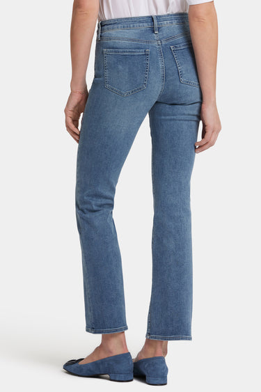 NYDJ Barbara Bootcut Jeans With Short Inseam  - Heyburn Wash