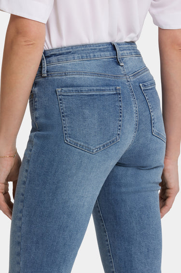 NYDJ Barbara Bootcut Jeans With Short Inseam  - Heyburn Wash