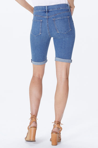 NYDJ Briella 11 Inch Denim Shorts With Roll Cuffs - Heyburn Wash