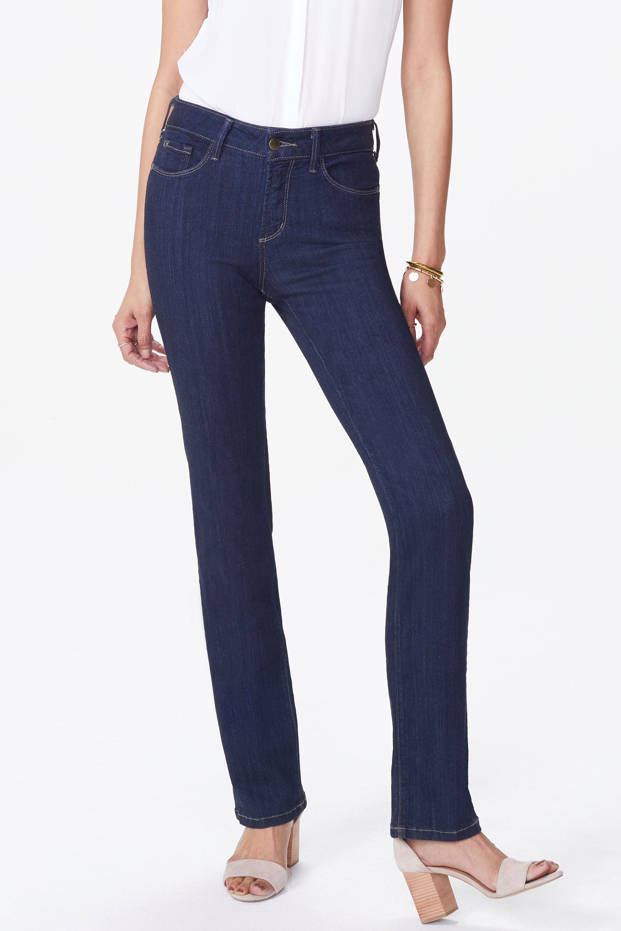 NYDJ Marilyn Straight Jeans In Sure Stretch® Denim - Mabel