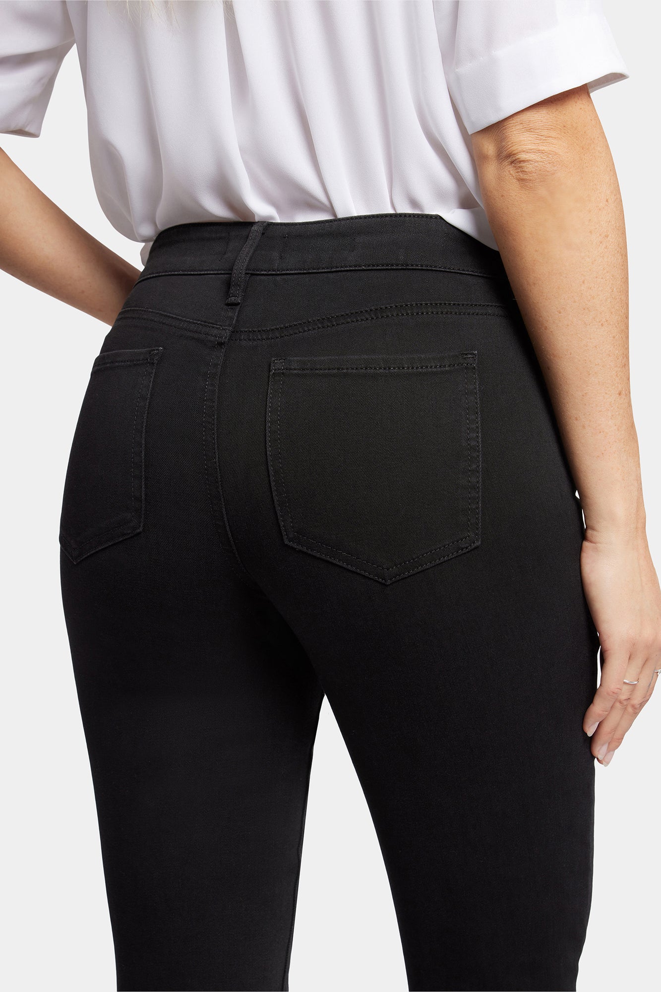 NYDJ Marilyn Straight Jeans In Sure Stretch® Denim - Black