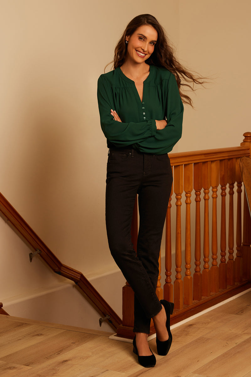 NYDJ Ami Skinny Jeans In Sure Stretch® Denim - Black