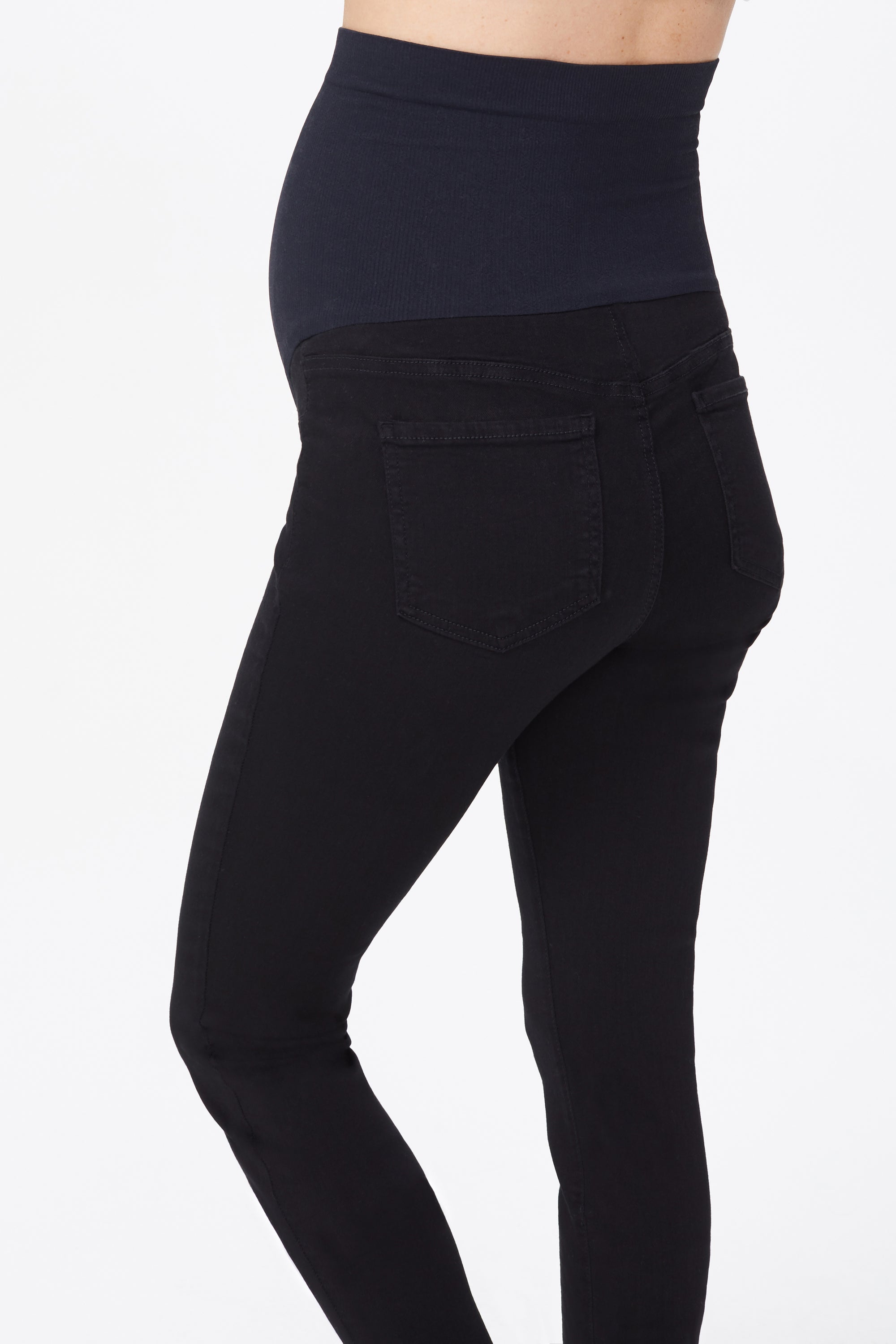 NYDJ Ami Skinny Maternity Jeans In Sure Stretch® Denim - Black