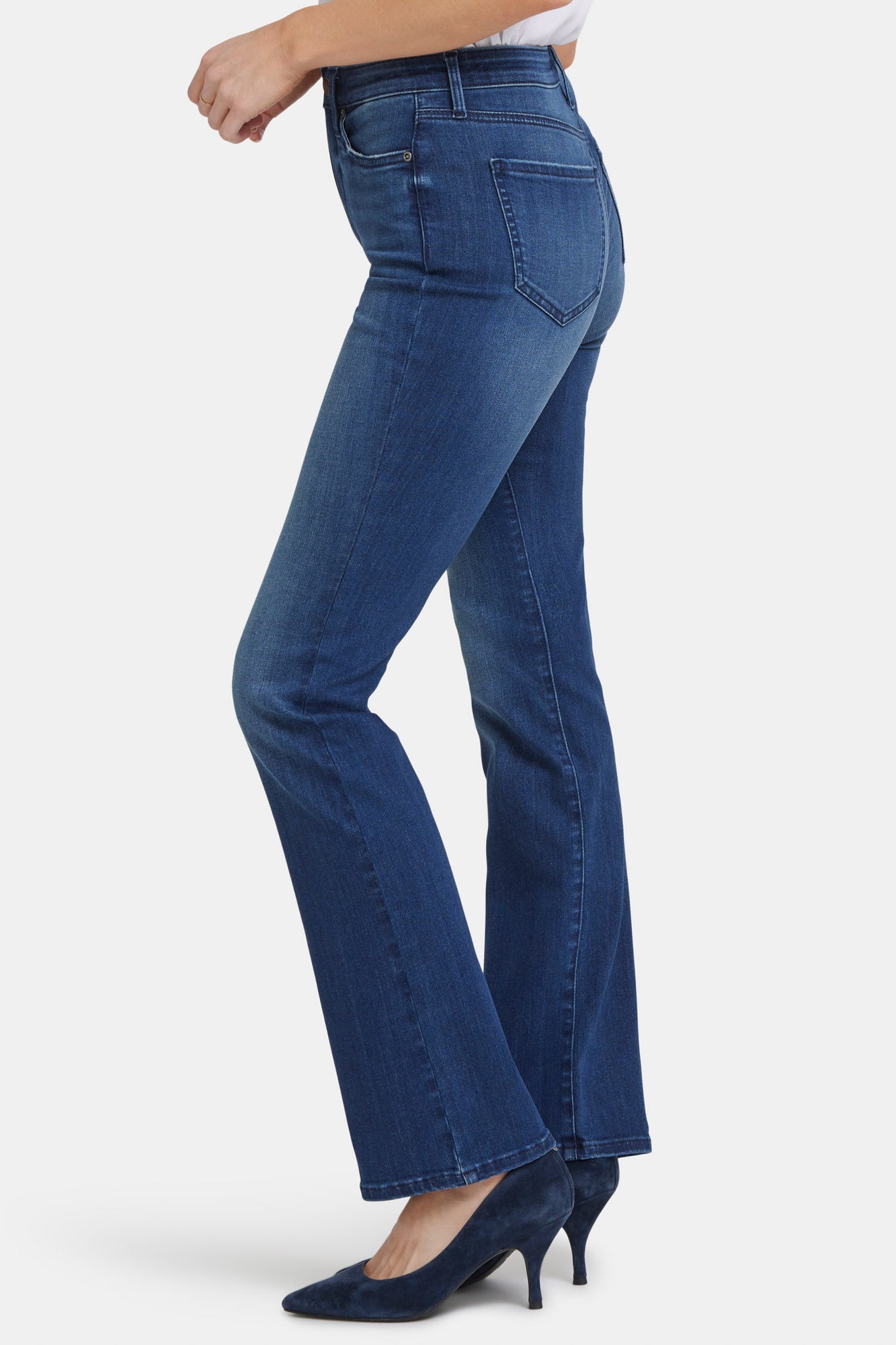 NYDJ Billie Mini Bootcut Jeans In Sure Stretch® Denim With High Rise - Moonlight