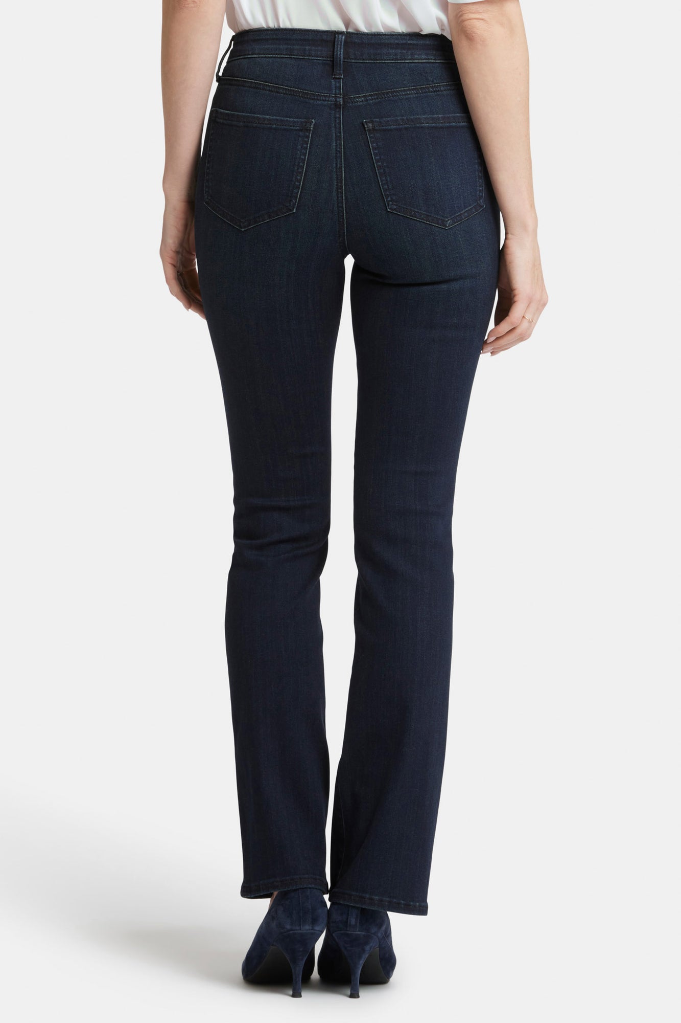 NYDJ Billie Mini Bootcut Jeans In Sure Stretch® Denim With High Rise - Obsidian Blue